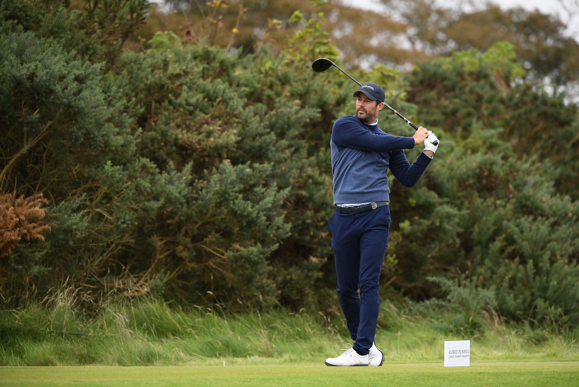 Jamie Redknapp at the 2019 Alfred Dunhill Links Championship - Day Two (Image via Ross Kinnaird/Getty Images)