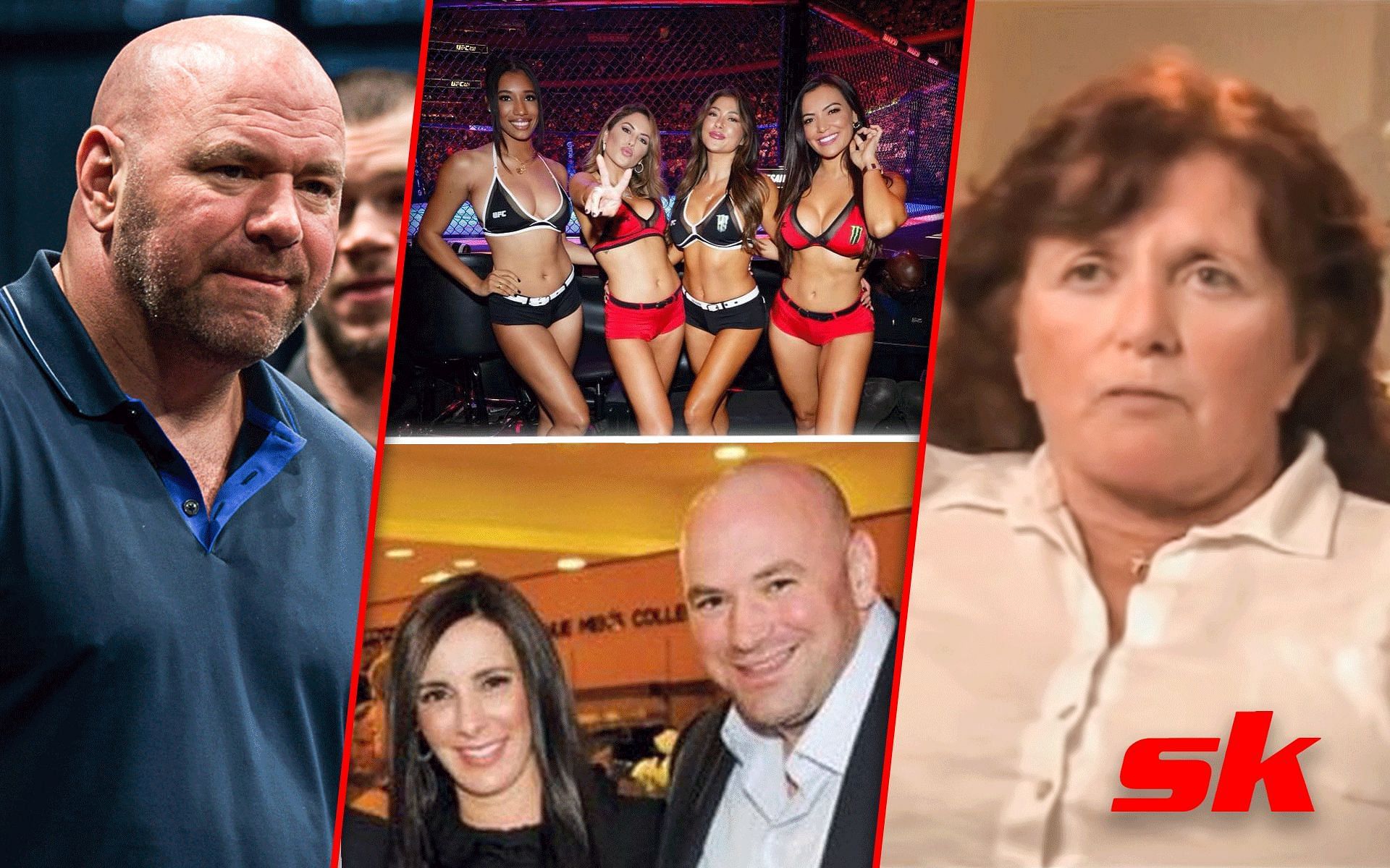 Throwback When Dana Whites mother accused him of cheating on his wife with ring girls pic
