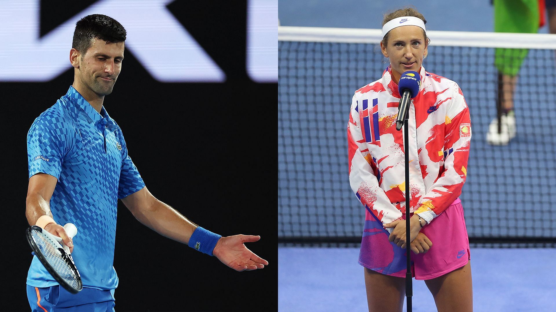 Fans thank Victoria Azarenka for standing up for Novak Djokovic 