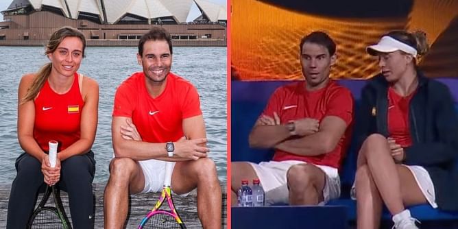 Watch: Adorable scenes in Team Spain camp as Rafael Nadal lends his jacket to Paula Badosa after she complains about feeling cold