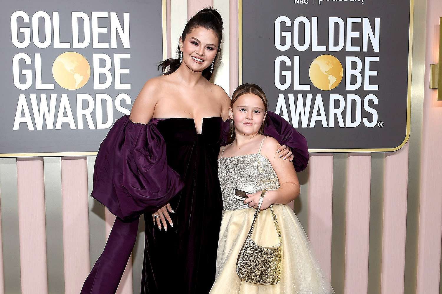 Selena Gomez shared the limelight with her 9-year-old sister, who was quick to jump to her defence in lieu of negative comments. (Image via Hindustan Times)