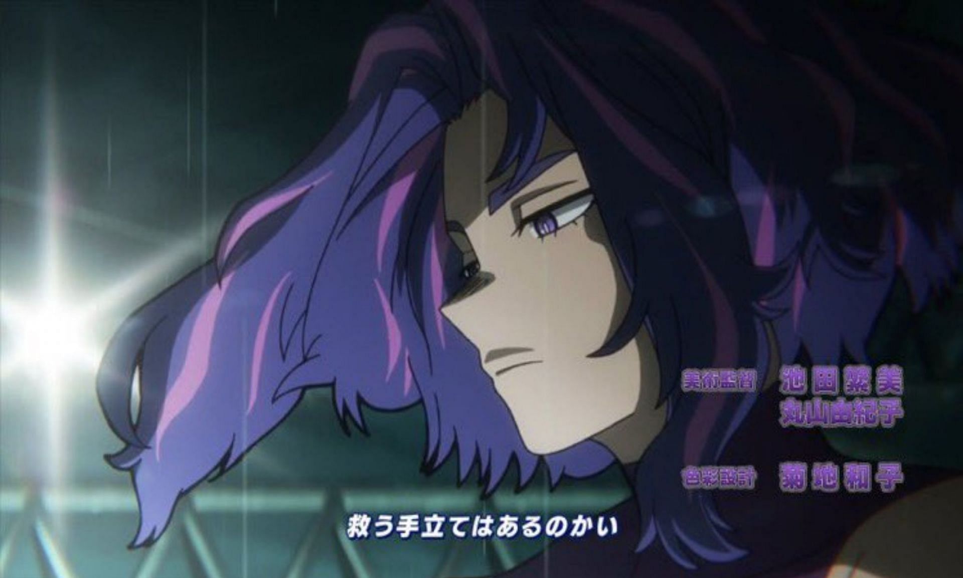 Cyberpunk Anime Girl Purple Hair 4K Wallpaper iPhone HD Phone #190h