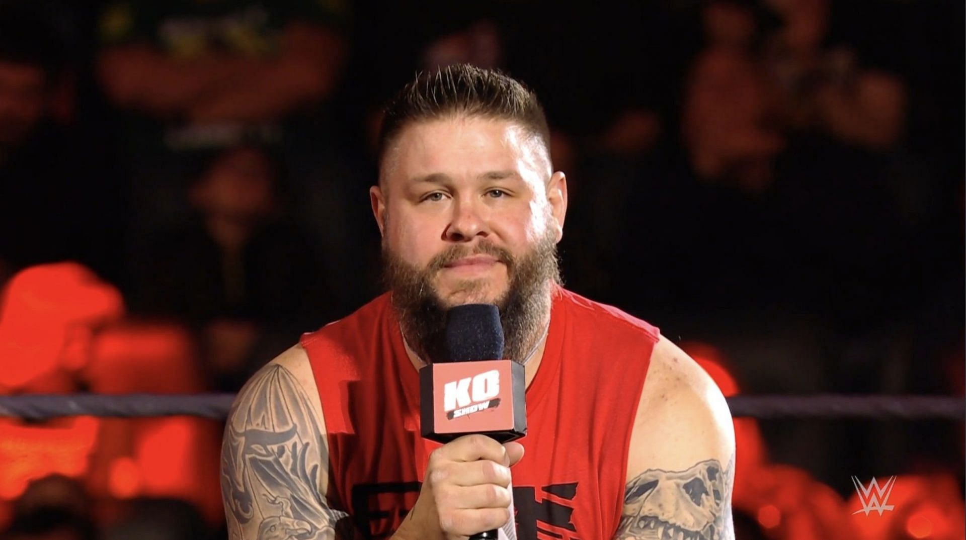Kevin Owens always delivers on the mic and would do so behind the announce desk.
