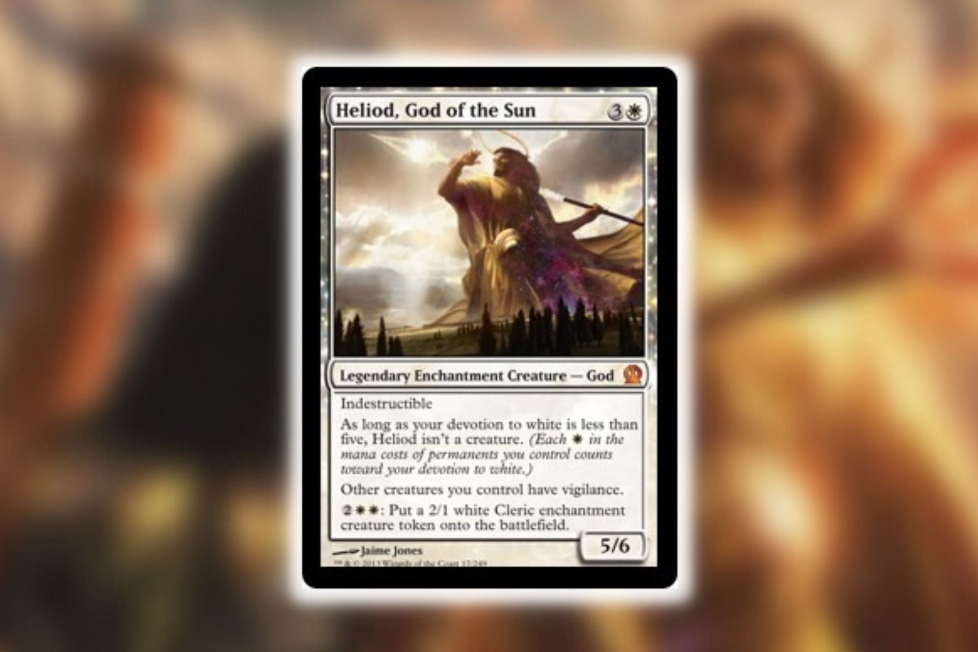 Heliod, God of the Sun in Magic: The Gathering (Image via Wizards of the Coast)