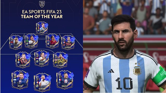 Fifa 23 Toty Xi Official Ratings Revealed As Argentine Superstar Lionel Messi Becomes Highest