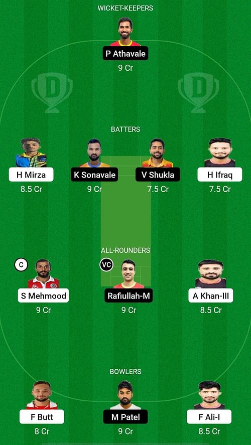 BOB vs AMR Dream11 Prediction - Oman D20