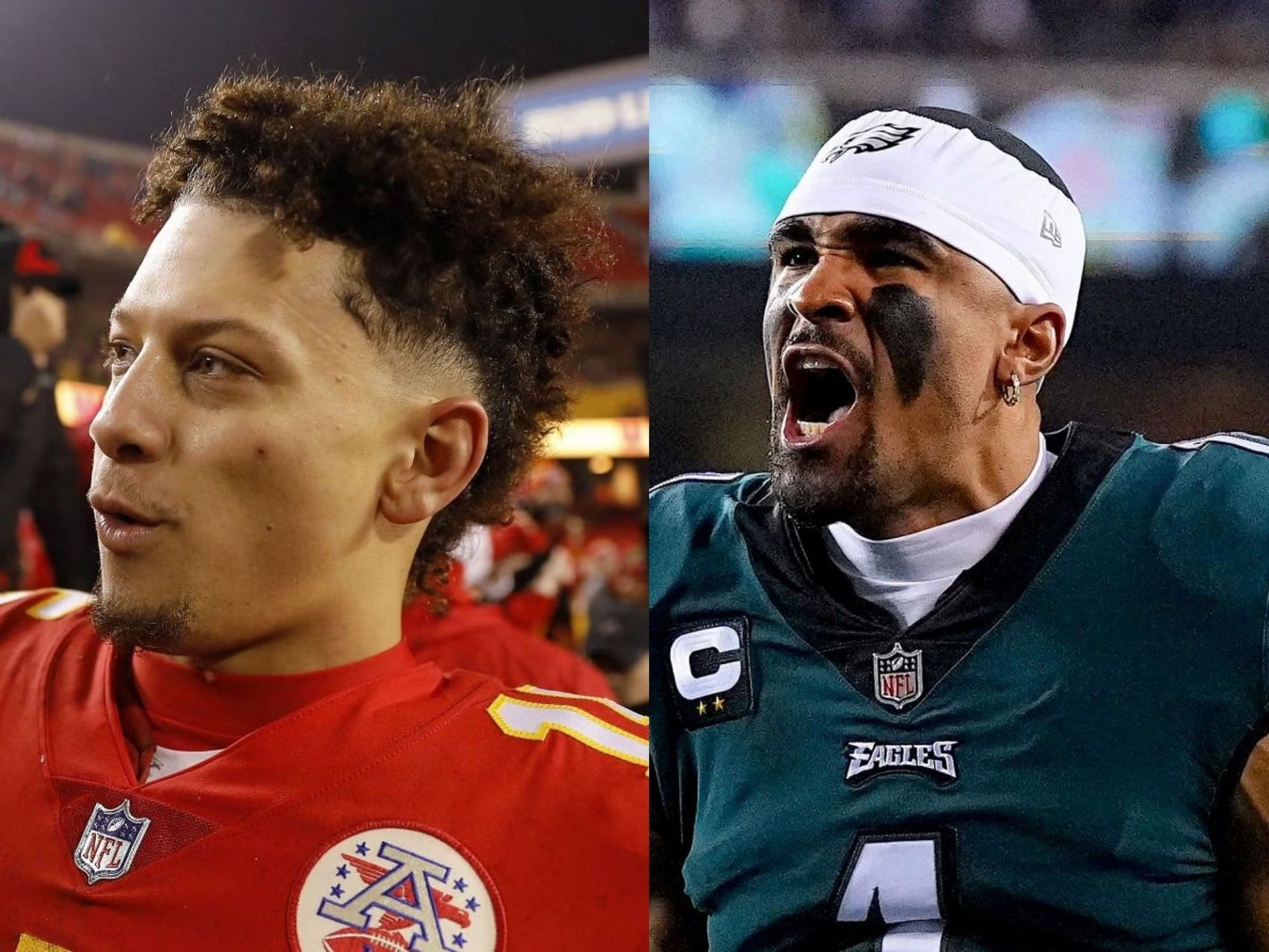 Patrick Mahomes and Jalen Hurts prepare to take on opponents in AFC and NFC conference championship