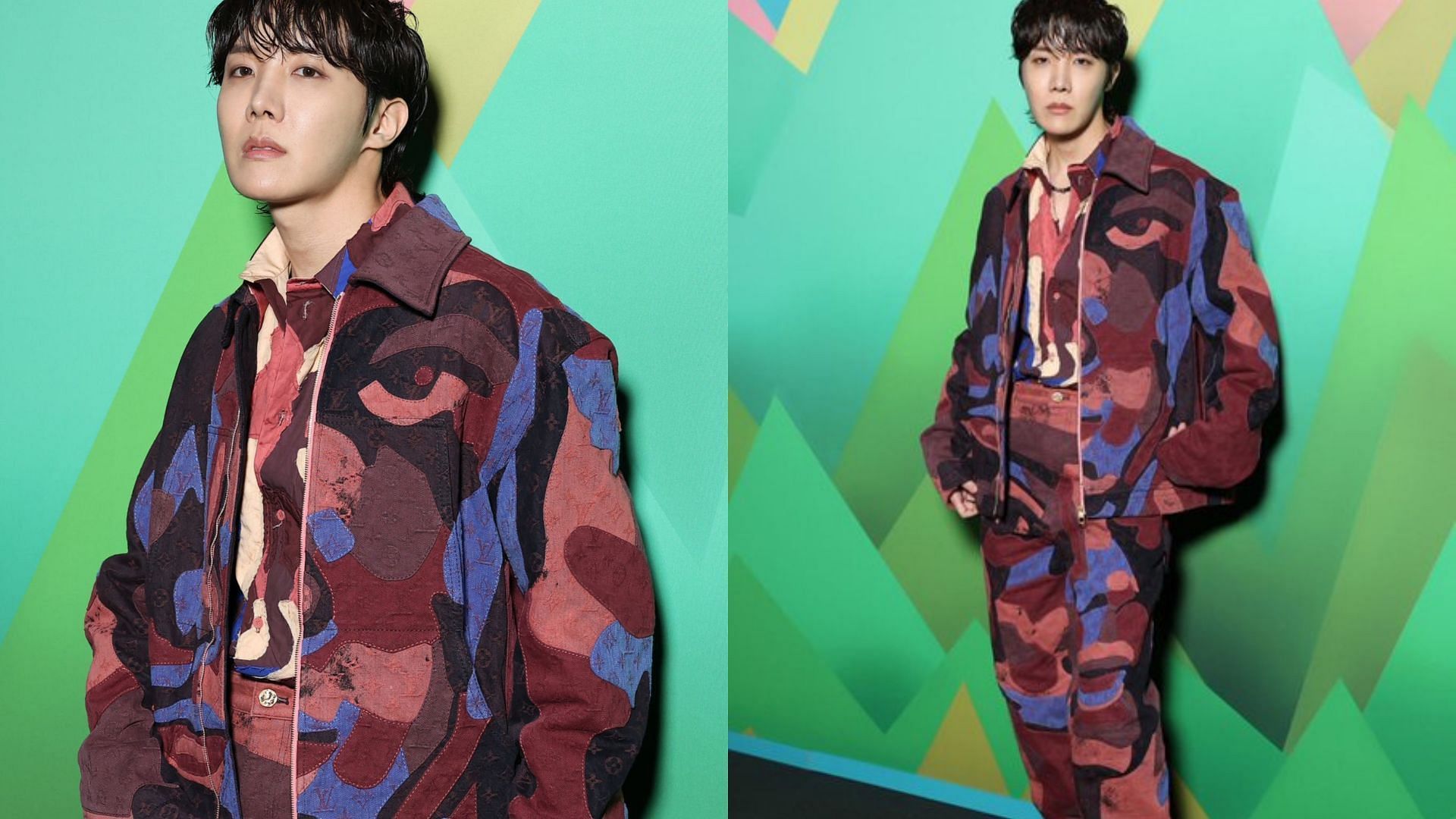 J-Hope Uses All His Face Cards at Louis Vuitton Fall 2023 Show - Fashionista