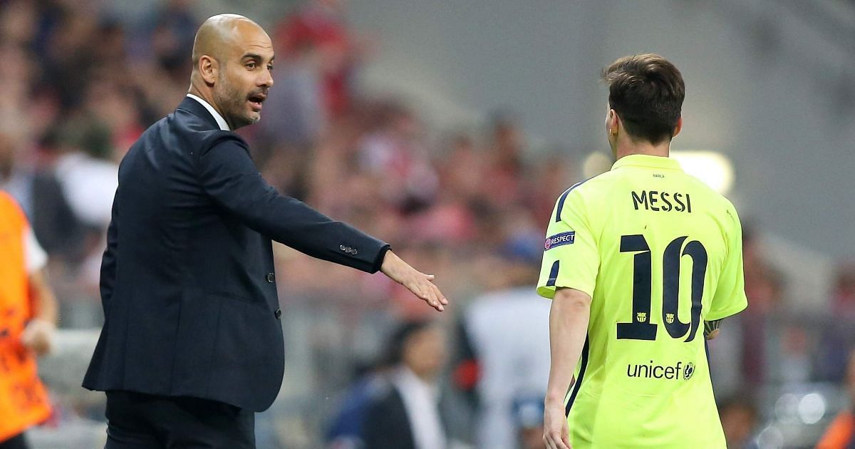 Guardiola claims he didn't need time at Barcelona, as he had Messi.