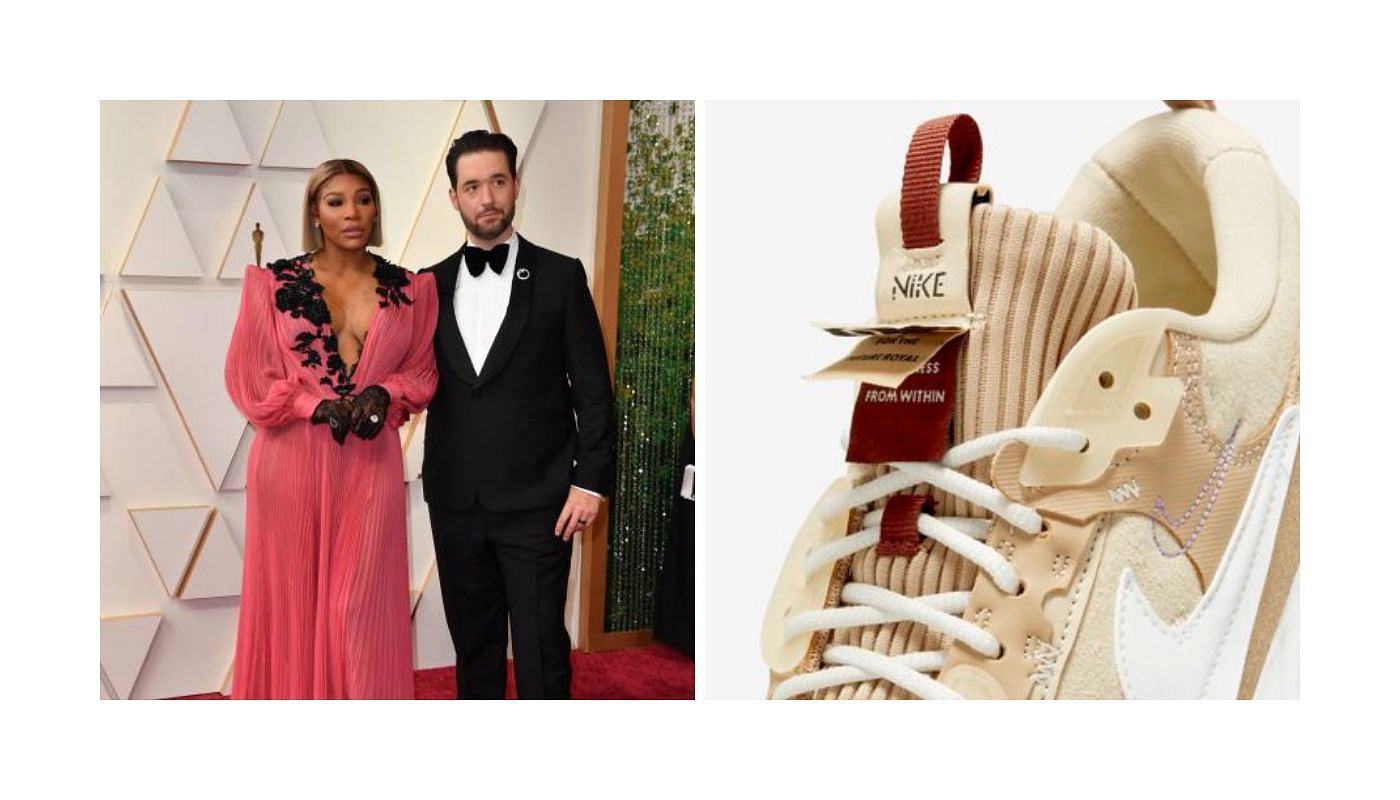 Serena Williams with Husband Alexis Ohanian and the Air Max 90 futura