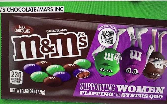 The purple M&M is making its debut, but not to all bags
