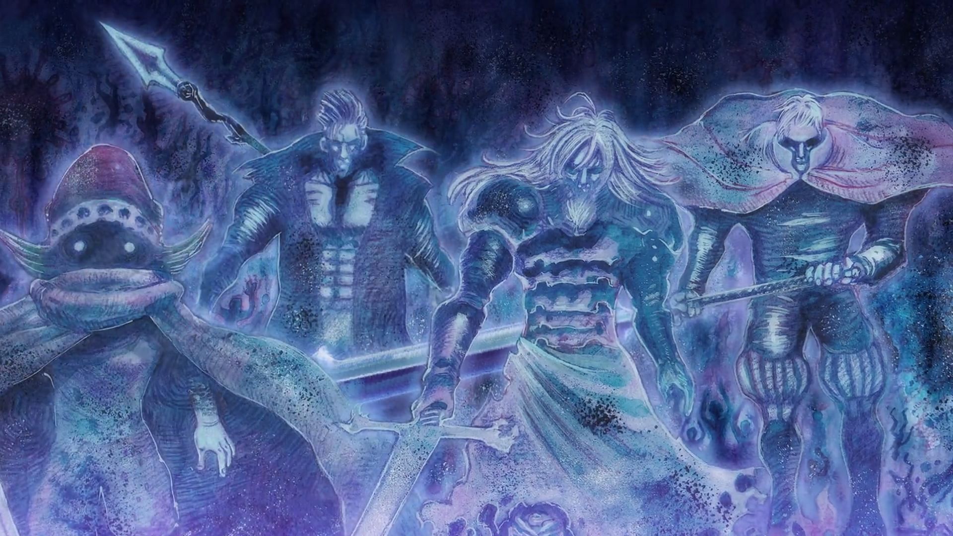 Four Knights of the Apocalypse as depicted in the teaser trailer (Image via Telecom Animation Film)