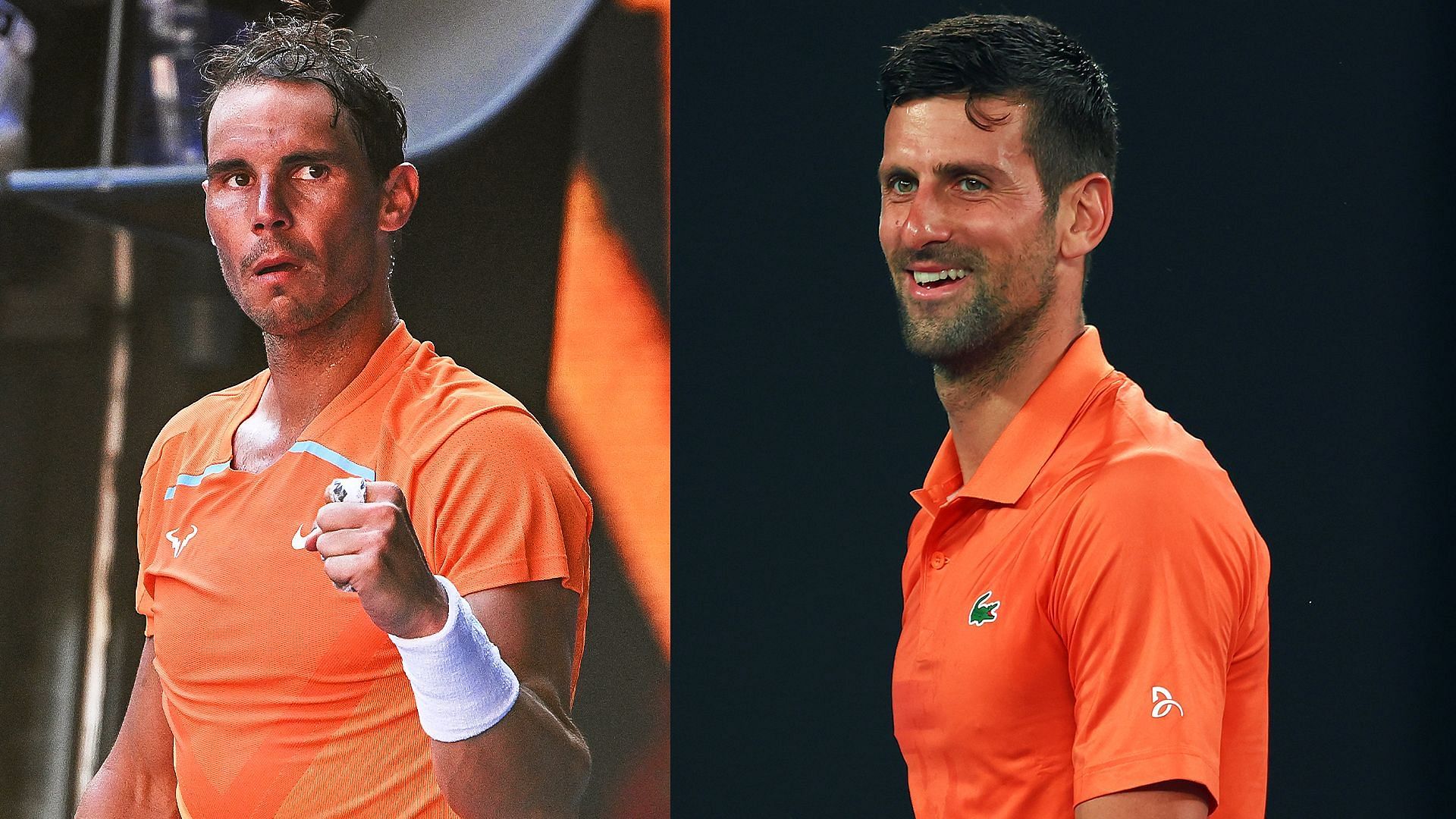 Novak Djokovic is chasing Rafael Nadal