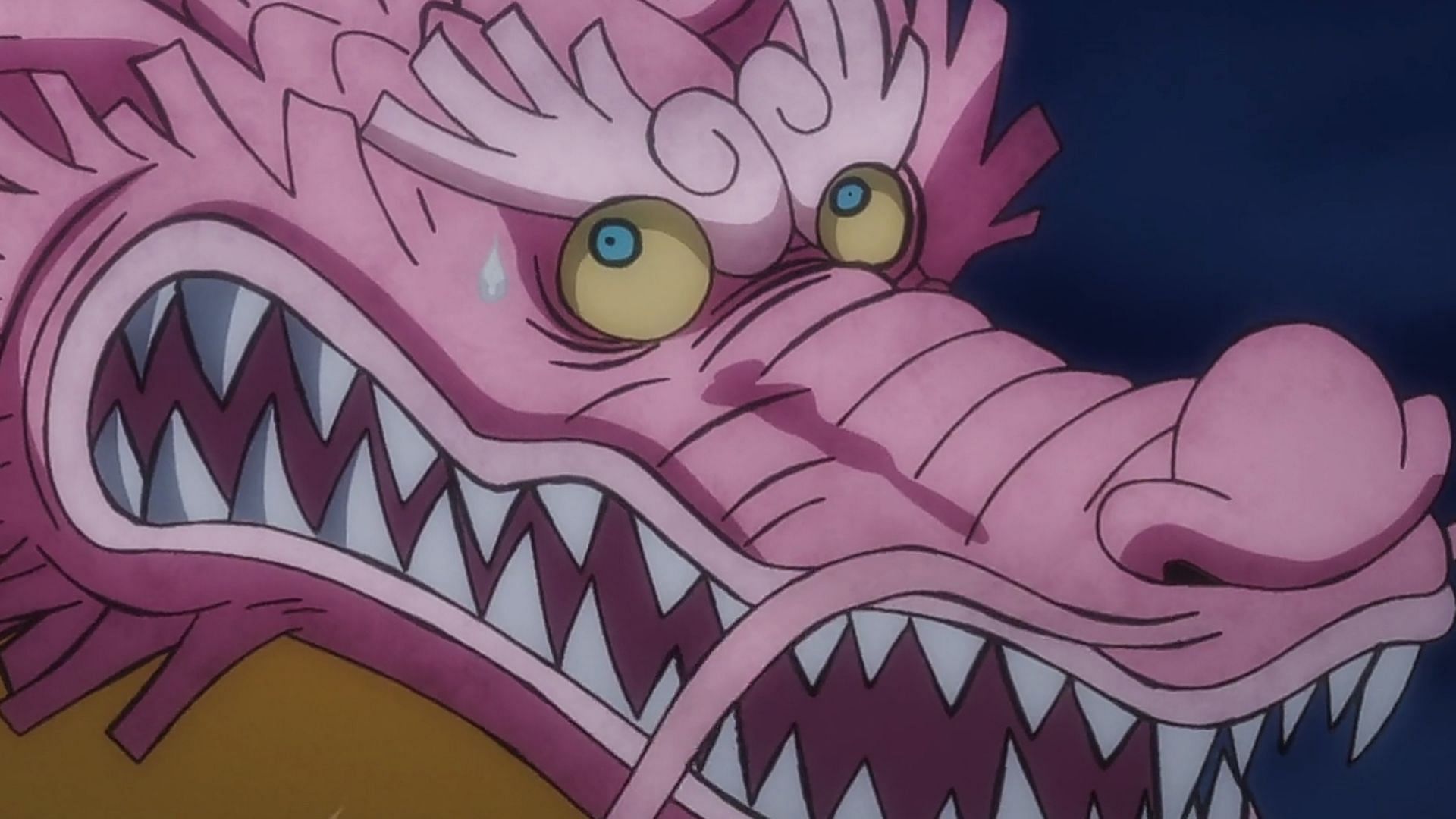 Momonosuke in his dragon form (Image via Toei Animation)