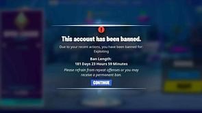 Fortnite is about to ban multiple accounts in Chapter 4, check if you're one of them