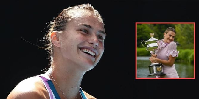 "Just raised the bar for trophy photoshoots so high you have no idea" - Tennis fans in awe of Aryna Sabalenka's photoshoot with Australian Open title