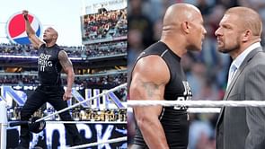 What did Dwayne Johnson tweet about WWE legend Triple H?