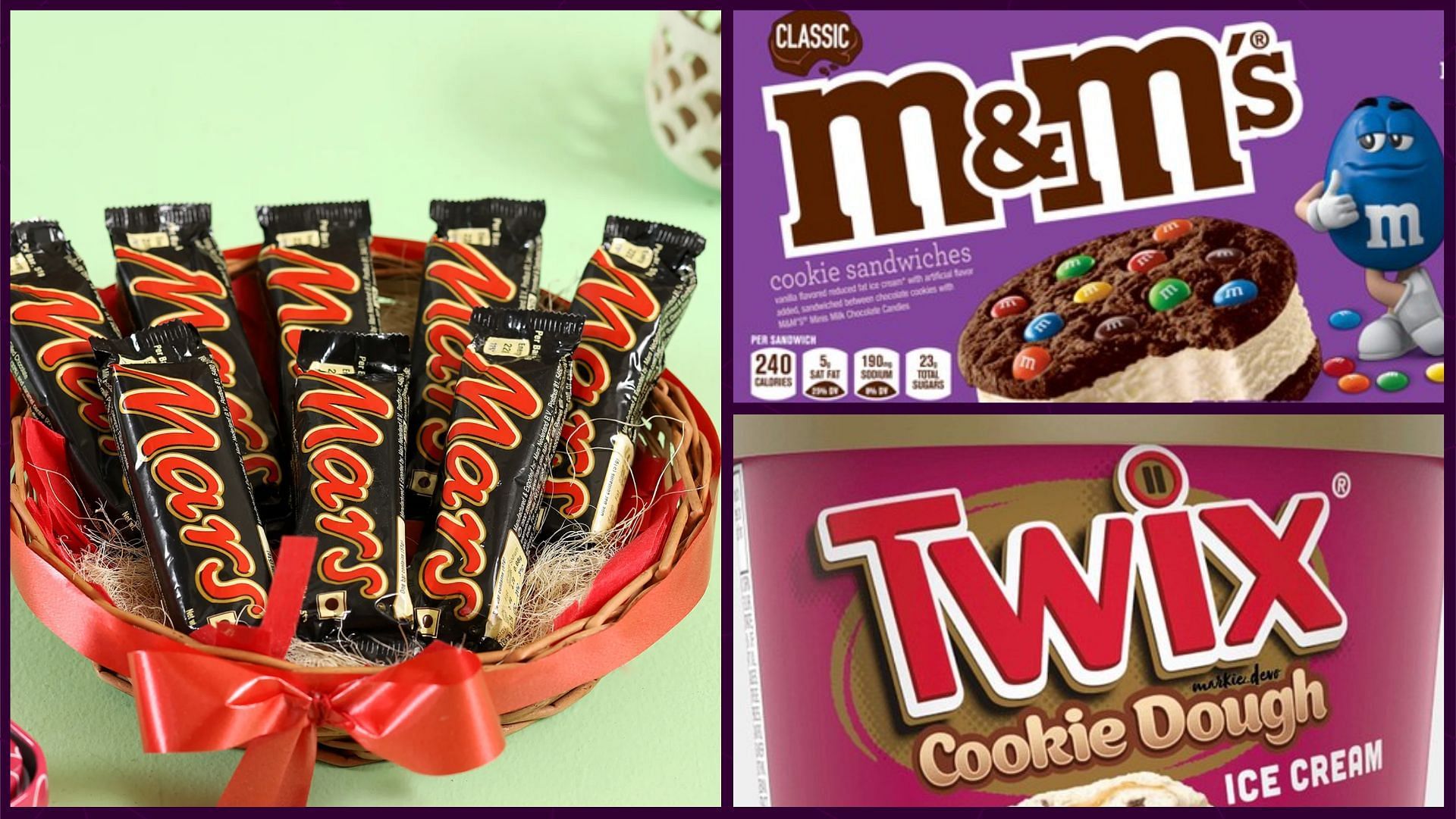 Mars is set to bring new ice cream line-up in March 2023! (Image via FNP, M&amp;M, Twix)