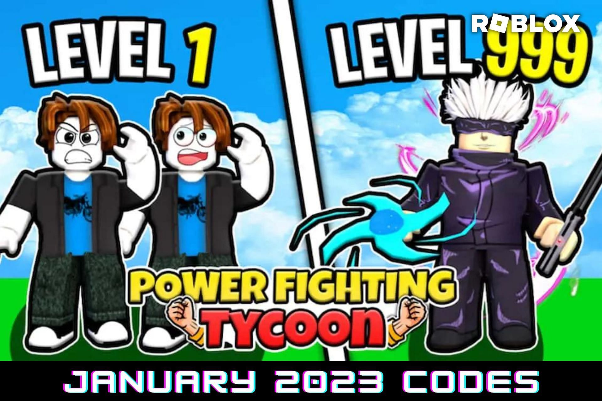 Roblox Power Fighting Tycoon codes for January 2023: Free cash