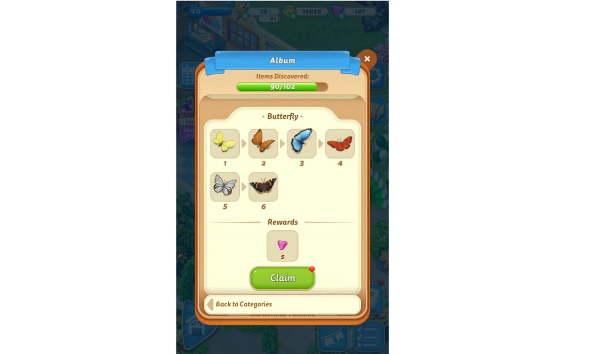 How to get a Butterfly in Merge Mansion