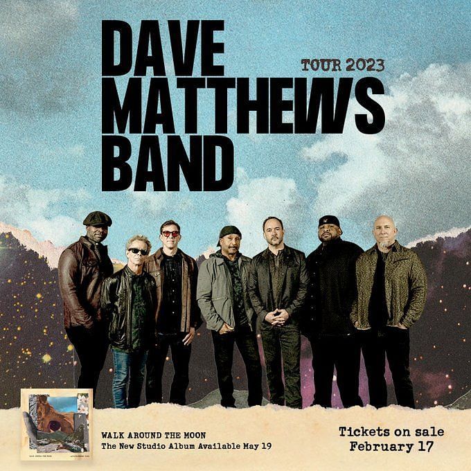 Dave Matthews band tour 2023 Tickets, presale, where to buy, dates