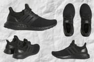 A detailed look at the Adidas UltraBOOST Triple Black running shoes (Image via Sportskeeda)