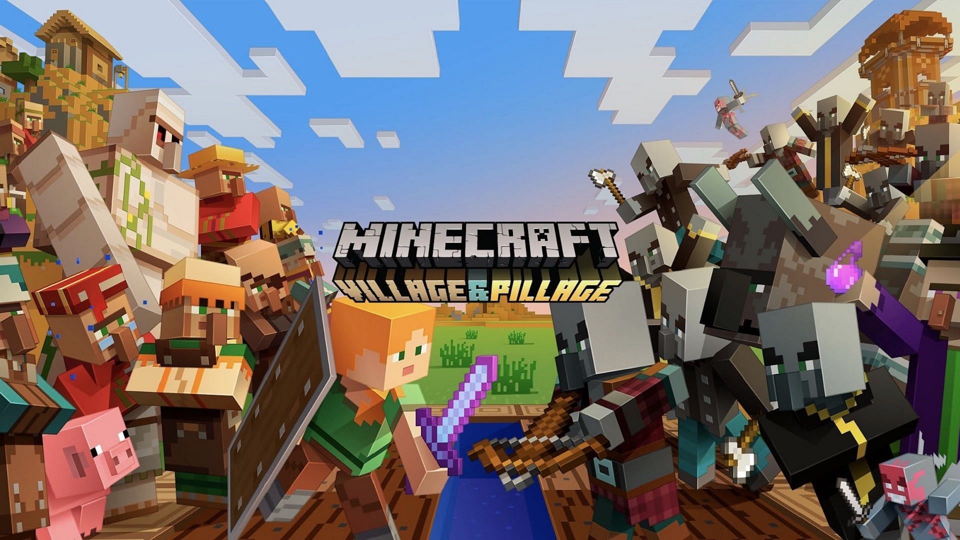 Village and Pillage revised so much about what made modern Minecraft appealing (Image via Mojang)