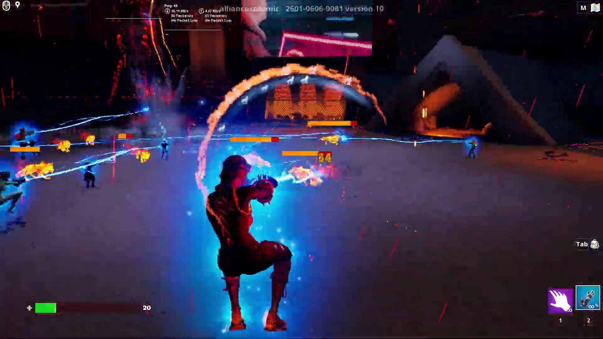Shoot at the fire wolves (Image via YouTube/FortniteEvents)