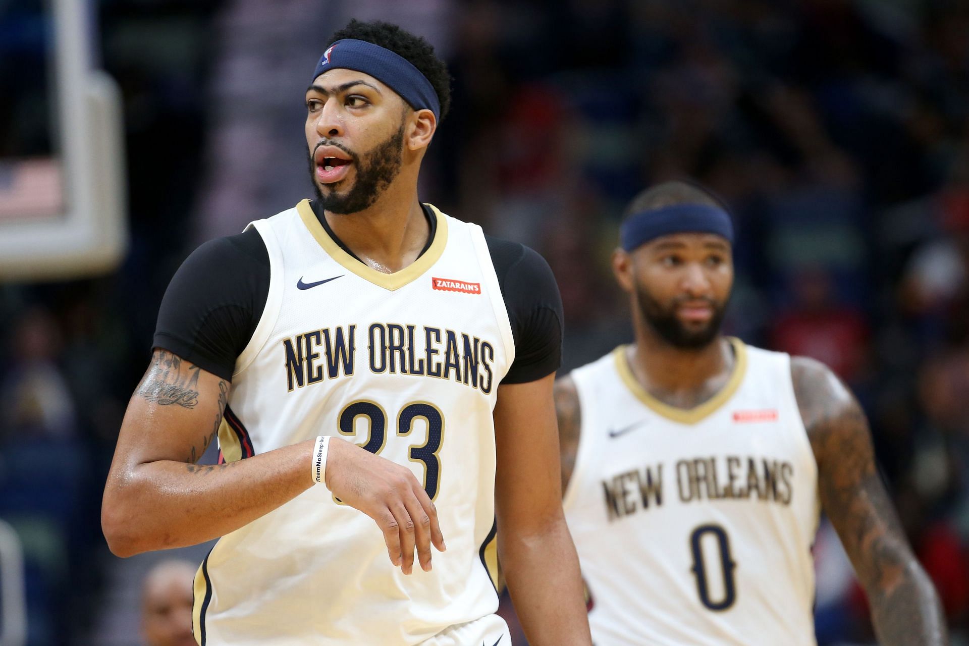 DeMarcus Cousins and Anthony Davis (Orlando Magic v New Orleans Pelicans)