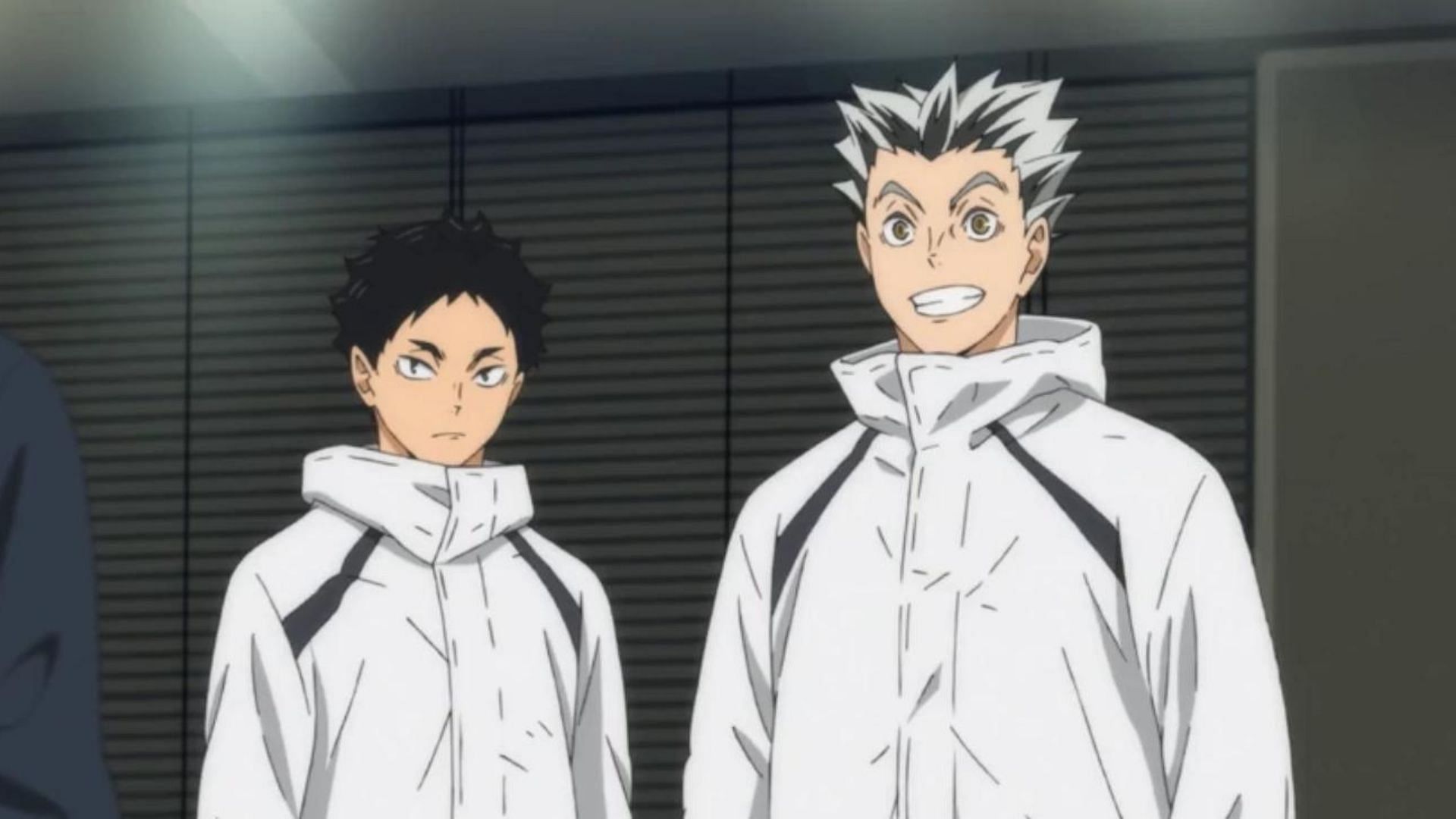 Keiji Akaashi and Kotaro Bokuto from Haikyuu!! (Image via Production I.G)