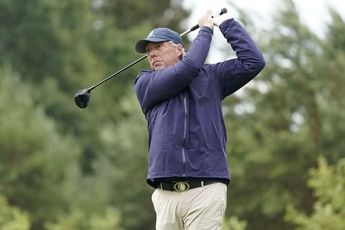 Barry Lane at the WINSTONgolf Senior Open - Day One (Image via Phil Inglis/Getty Images)