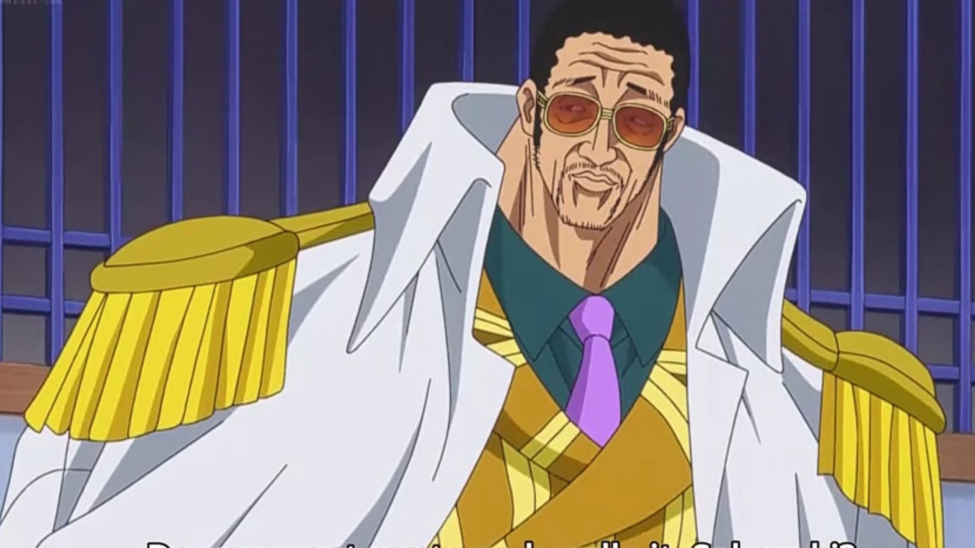 Admiral Kizaru as seen in One Piece (Image via Toei Animation)