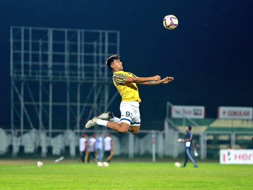Hardik Bhatt impressed during the 2022 Durand Cup with Rajasthan United FC.