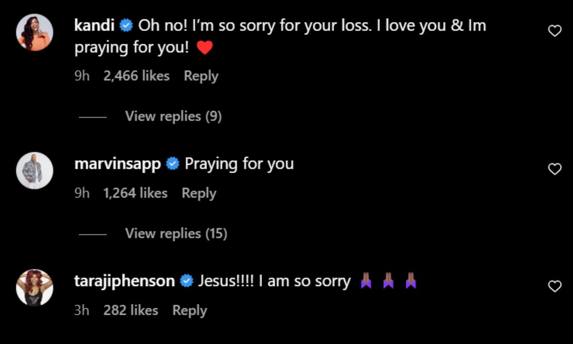 Netizens share their condolences with the comedian&rsquo;s family (Image via rickeysmileyofficial/Instagram)