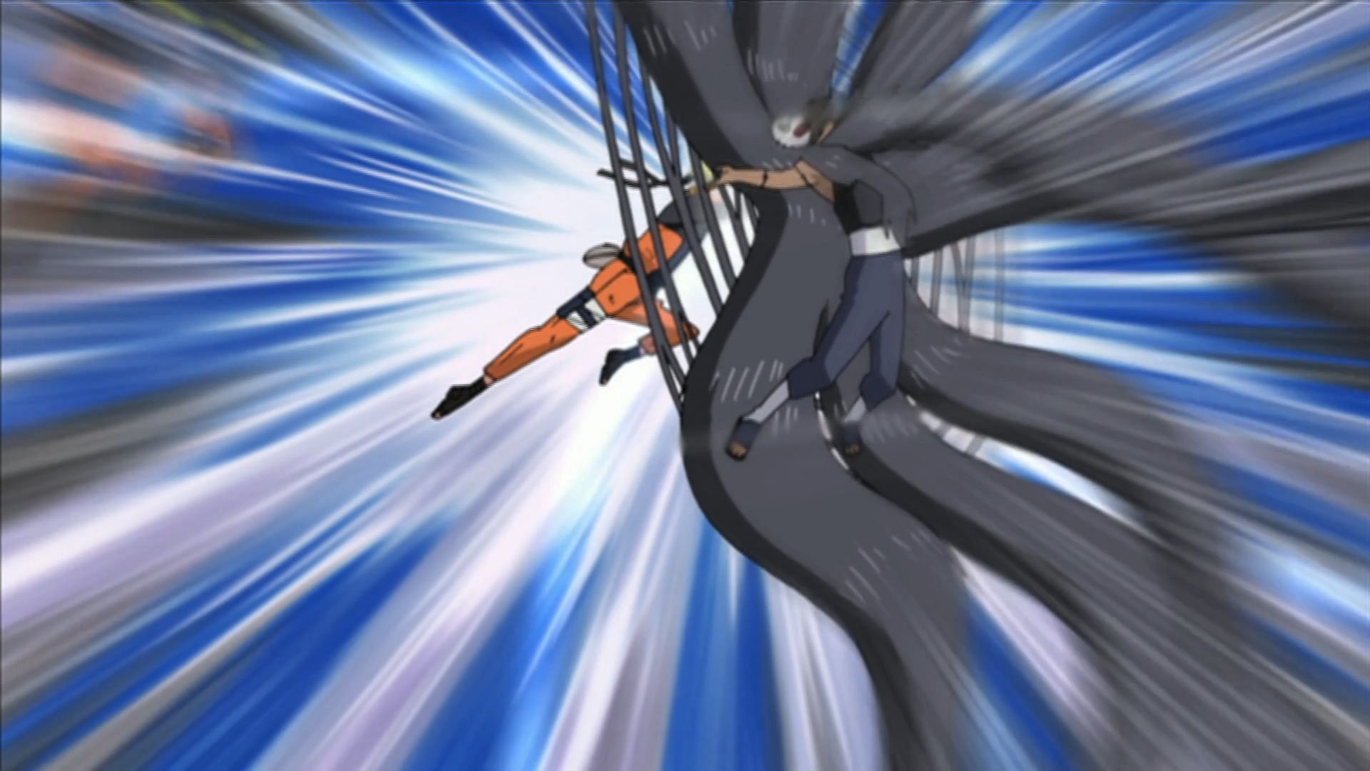 Naruto manages to strike down Kakuzu with the Rasenshuriken (Image via Pierrot Studios)