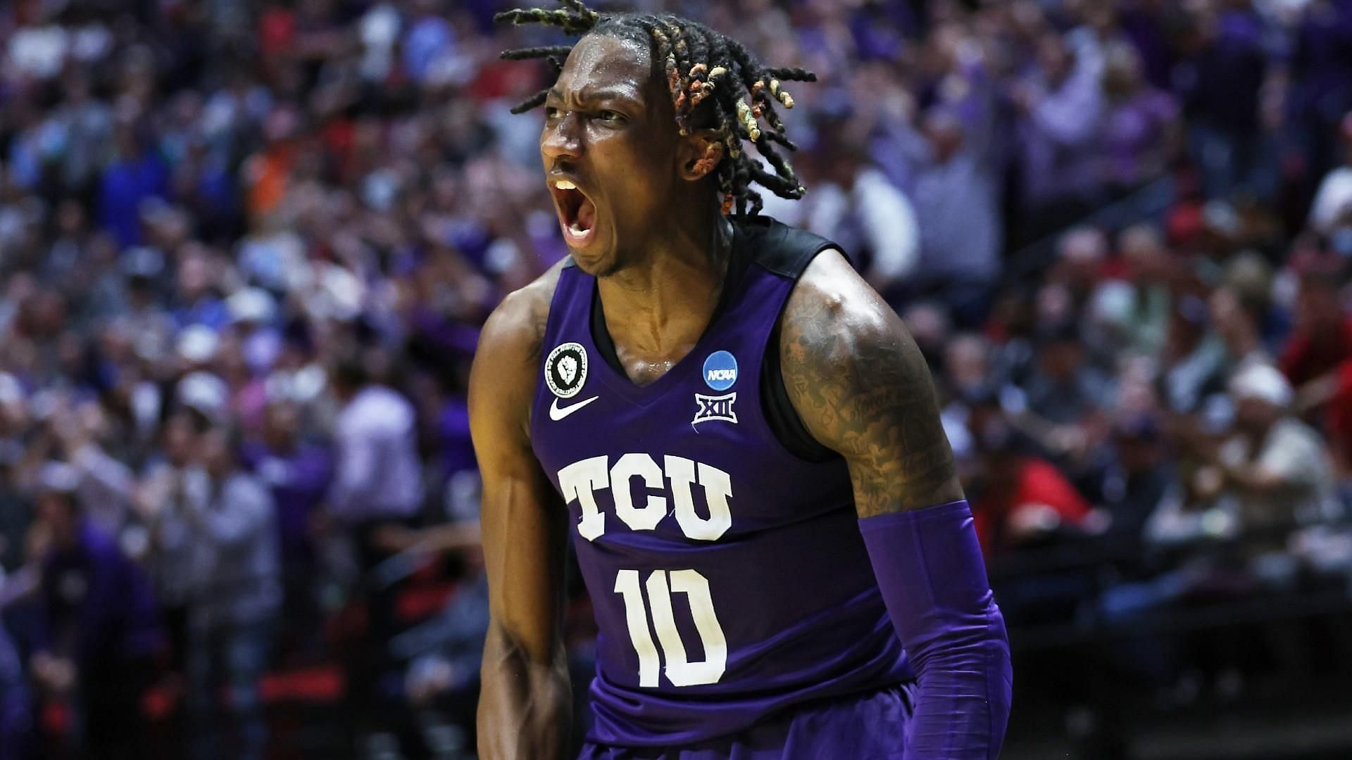 TCU senior guard Damion Baugh