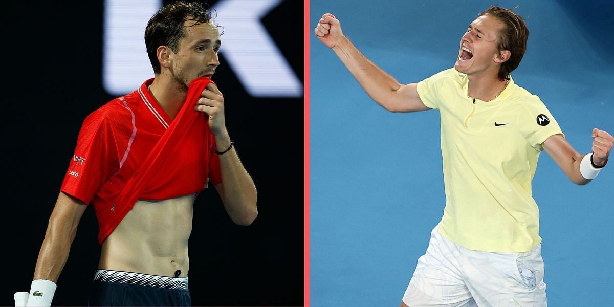 Daniil Medvedev (left) will be out of the top ten for the first time in nearly four years.
