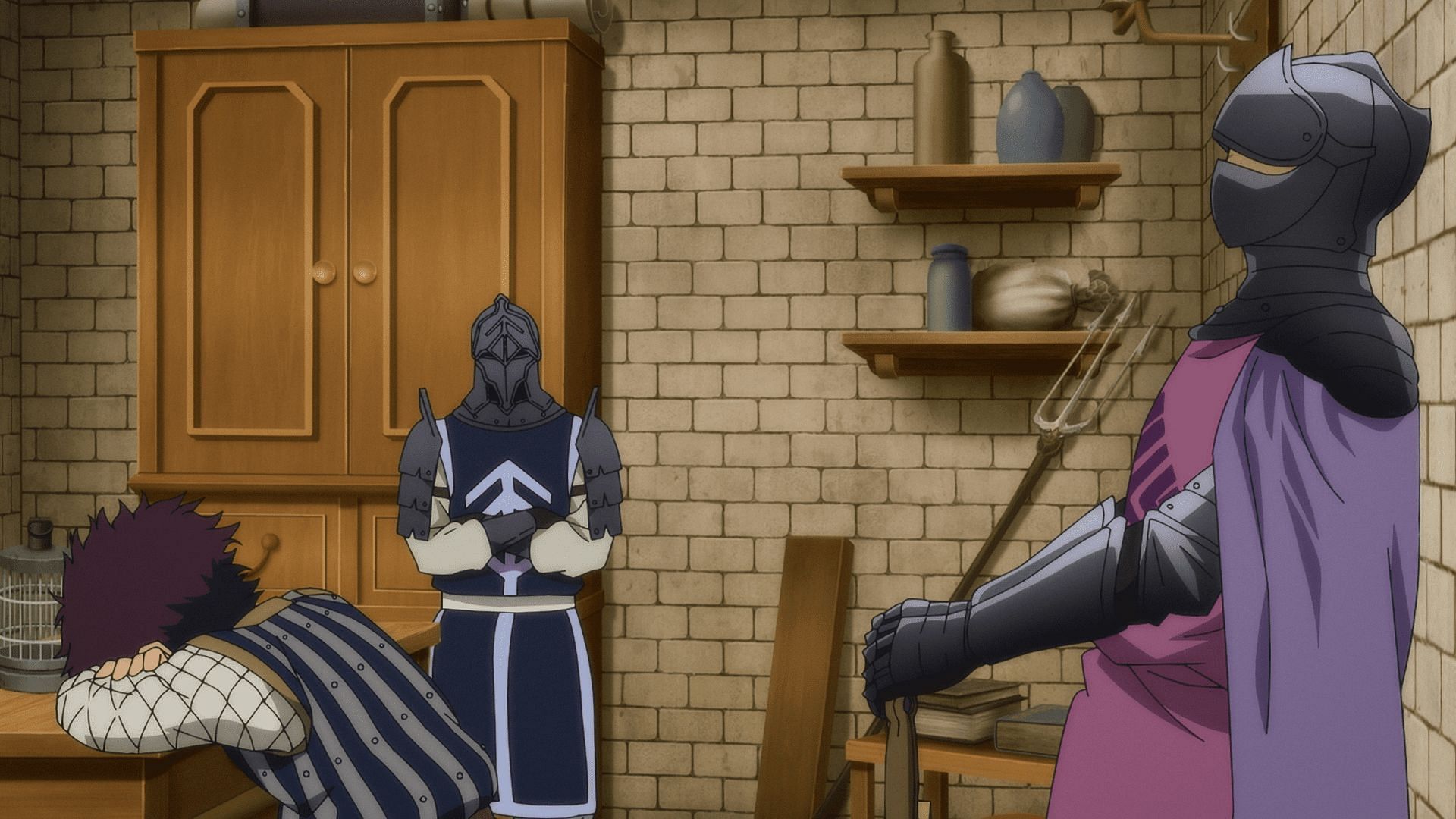 Kai, Hairo, and Messar as seen in the anime (Image via Studio Drive)