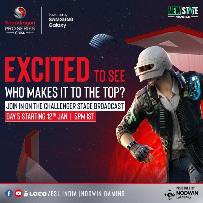 PUBG New State Pro Series Mobile Challenger Day 5: Overall standings ...