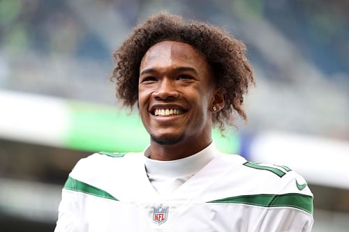 Garrett Wilson at New York Jets v Seattle Seahawks