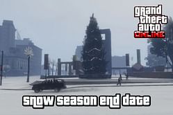 When does the snow end in GTA Online and bring Los Santos back to normal?