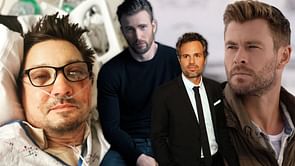 Chris Hemsworth, Chris Evans, and other reacts as Jeremy Renner shares photo after snow plow accident