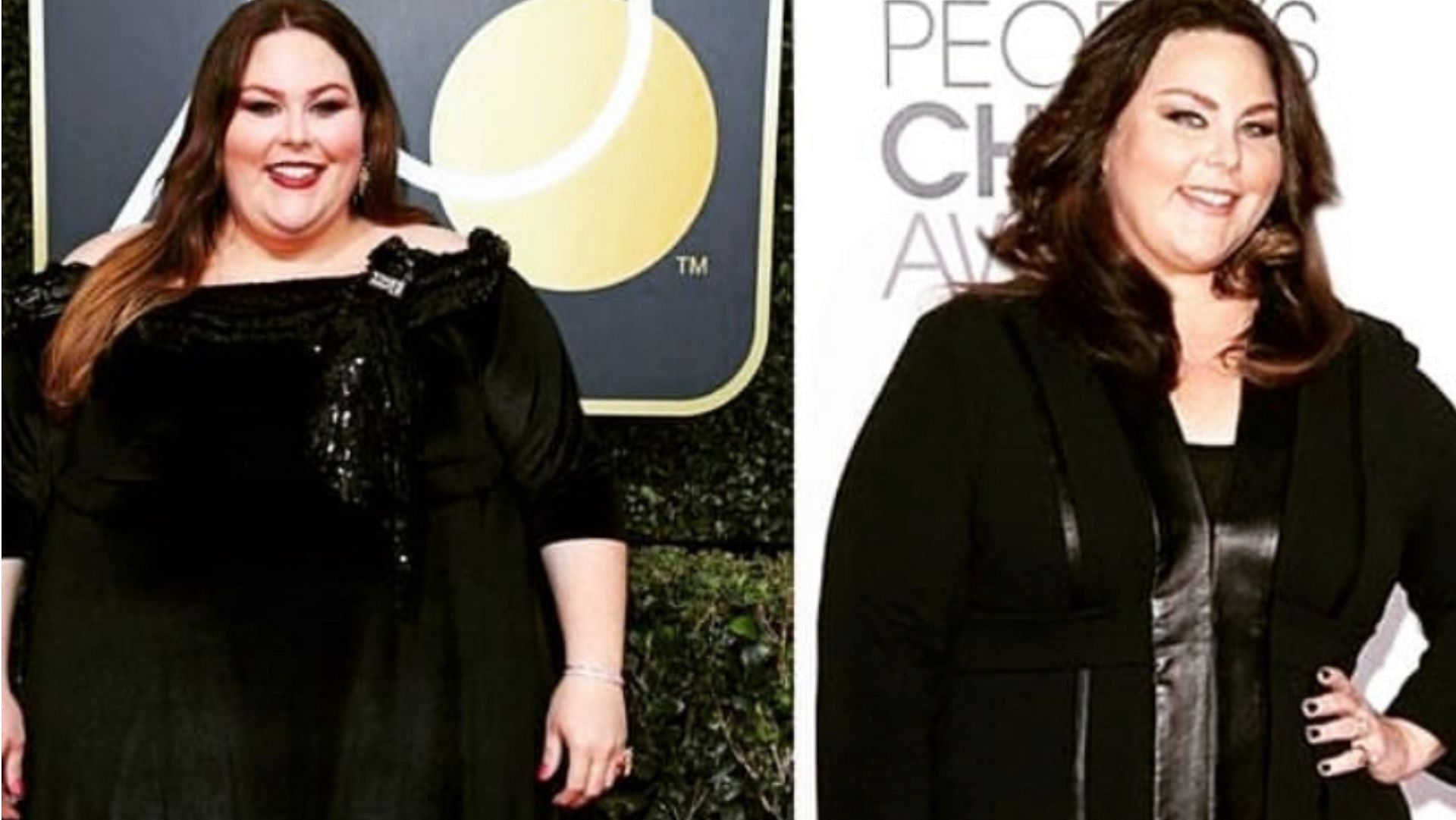 Chrissy Met&#039;z weight loss - before and after her weight loss transformation. (Photo via Instagram/mariahugdes)