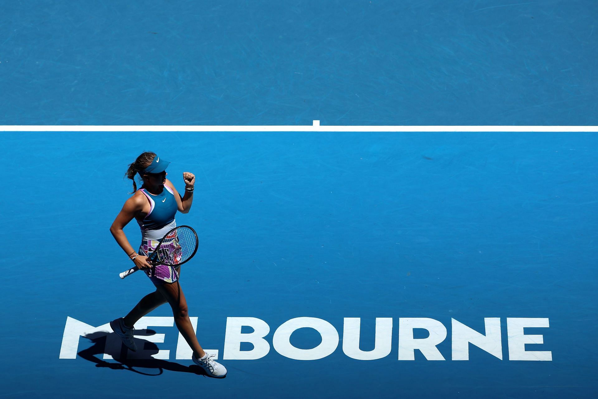 Linda Fruhvirtova at the 2023 Australian Open.