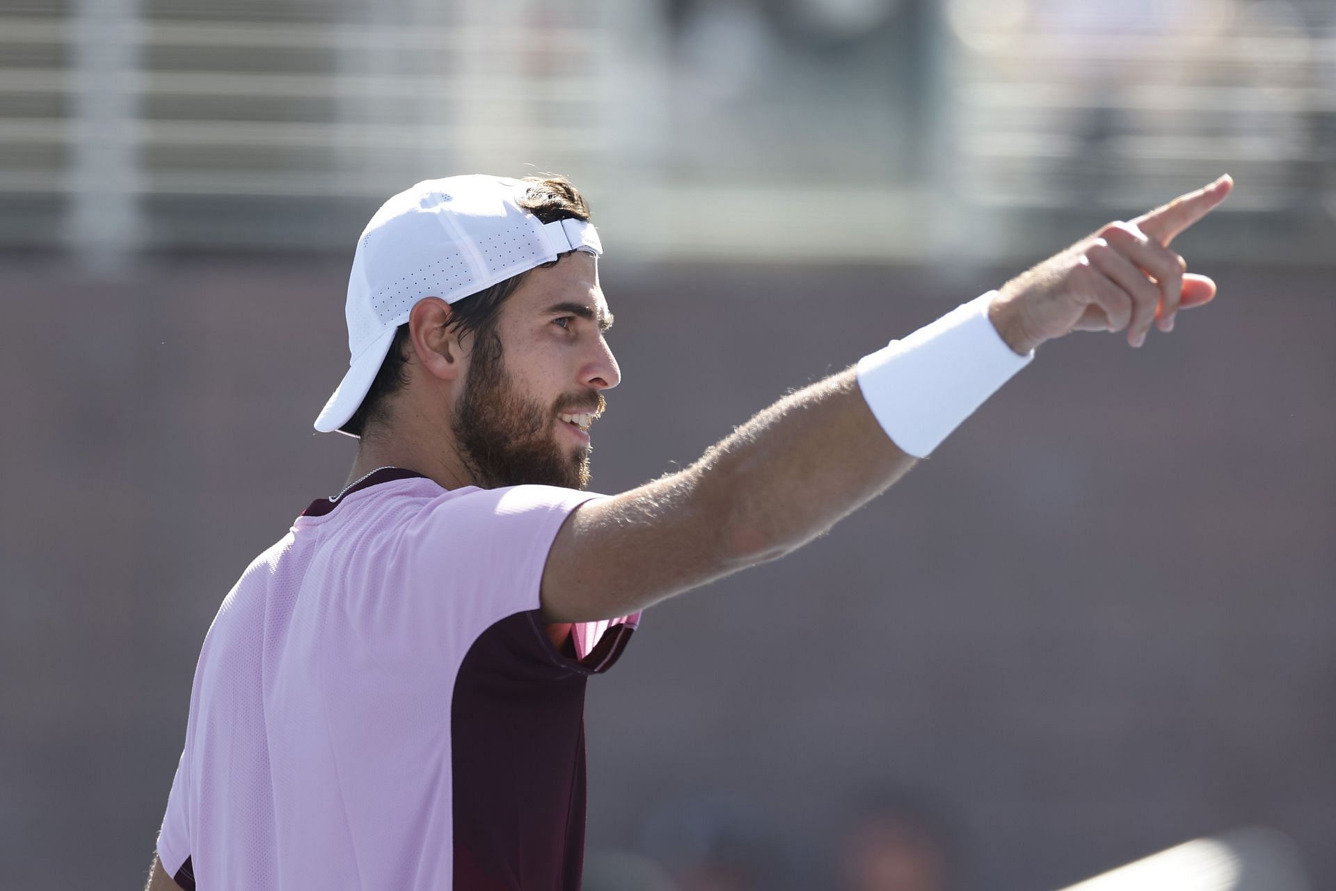 Karen Khachanov at the 2022 US Open.