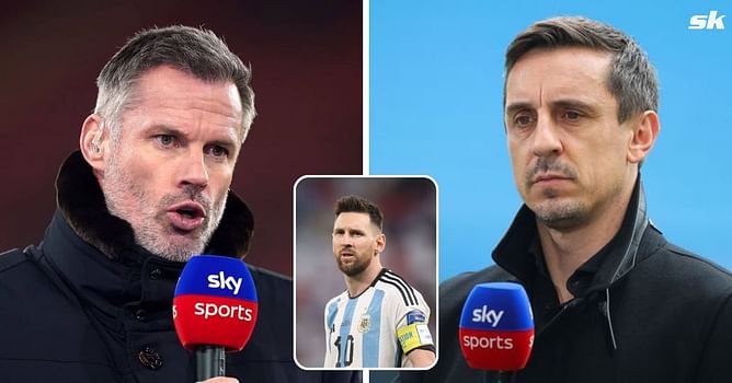 “He wasn’t beating players like he used to”, “You’re a disaster” – Carragher and Neville engage in heated battle about Lionel Messi