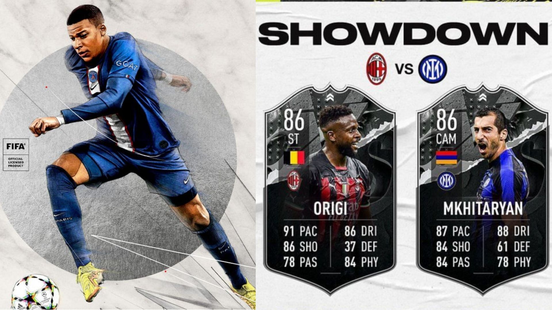 A new pair of Showdown cards are available in the game (Images via EA Sports, Twitter/FUT Sheriff)