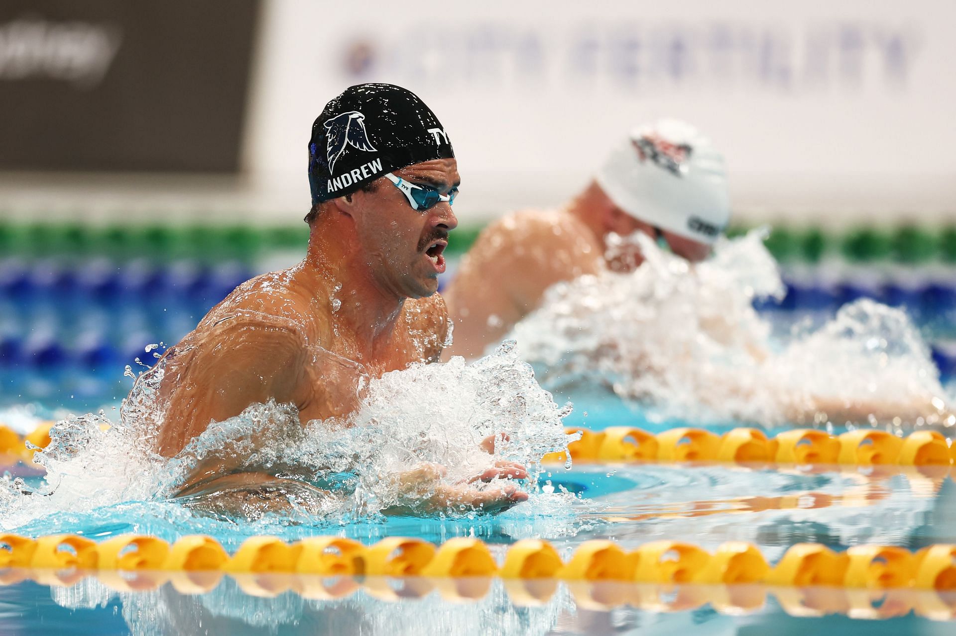 Michael Andrew at the 2022 Duel In The Pool