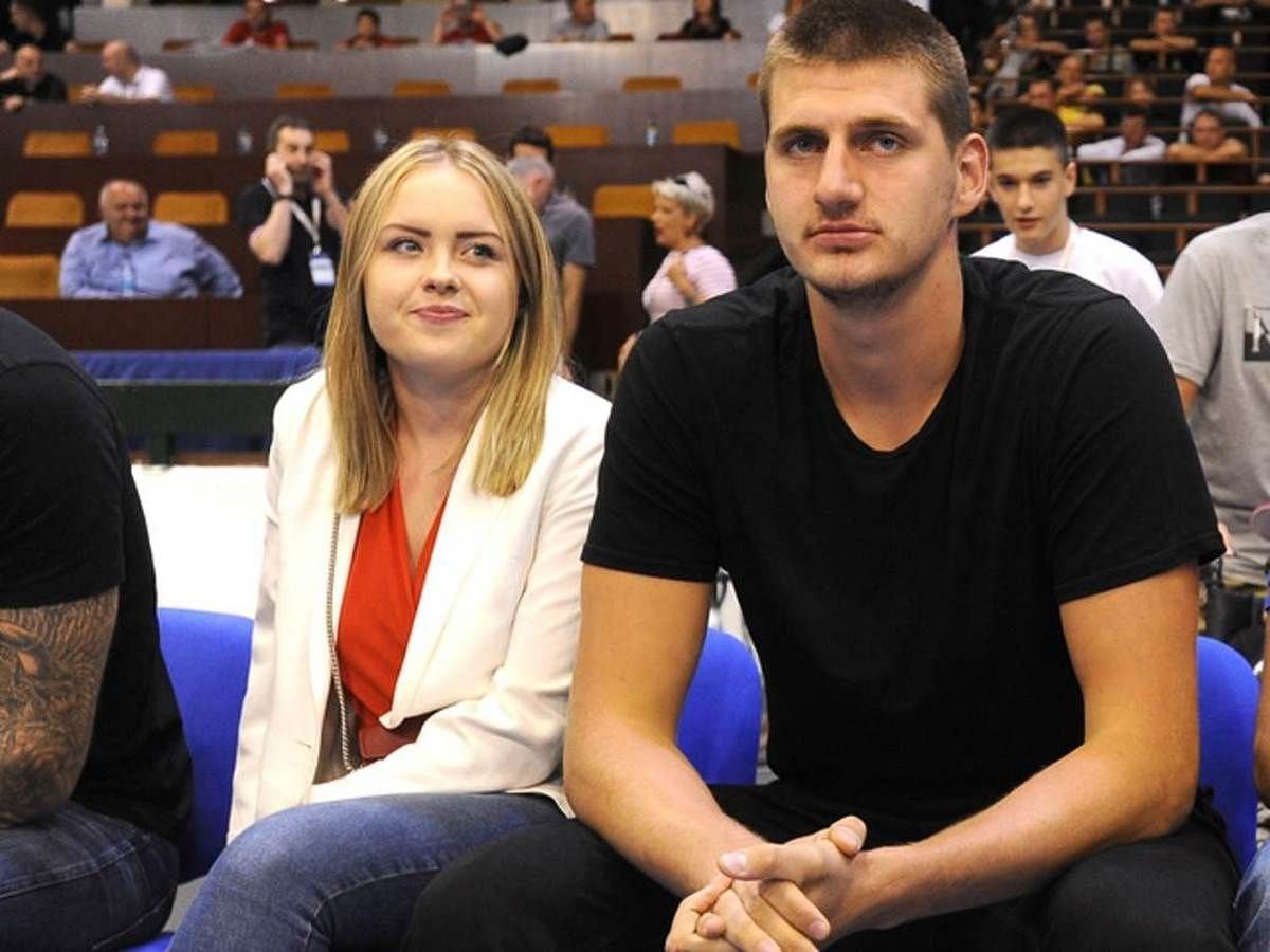 Nikola Jokic and his wife Natalija Mače&scaron;ić