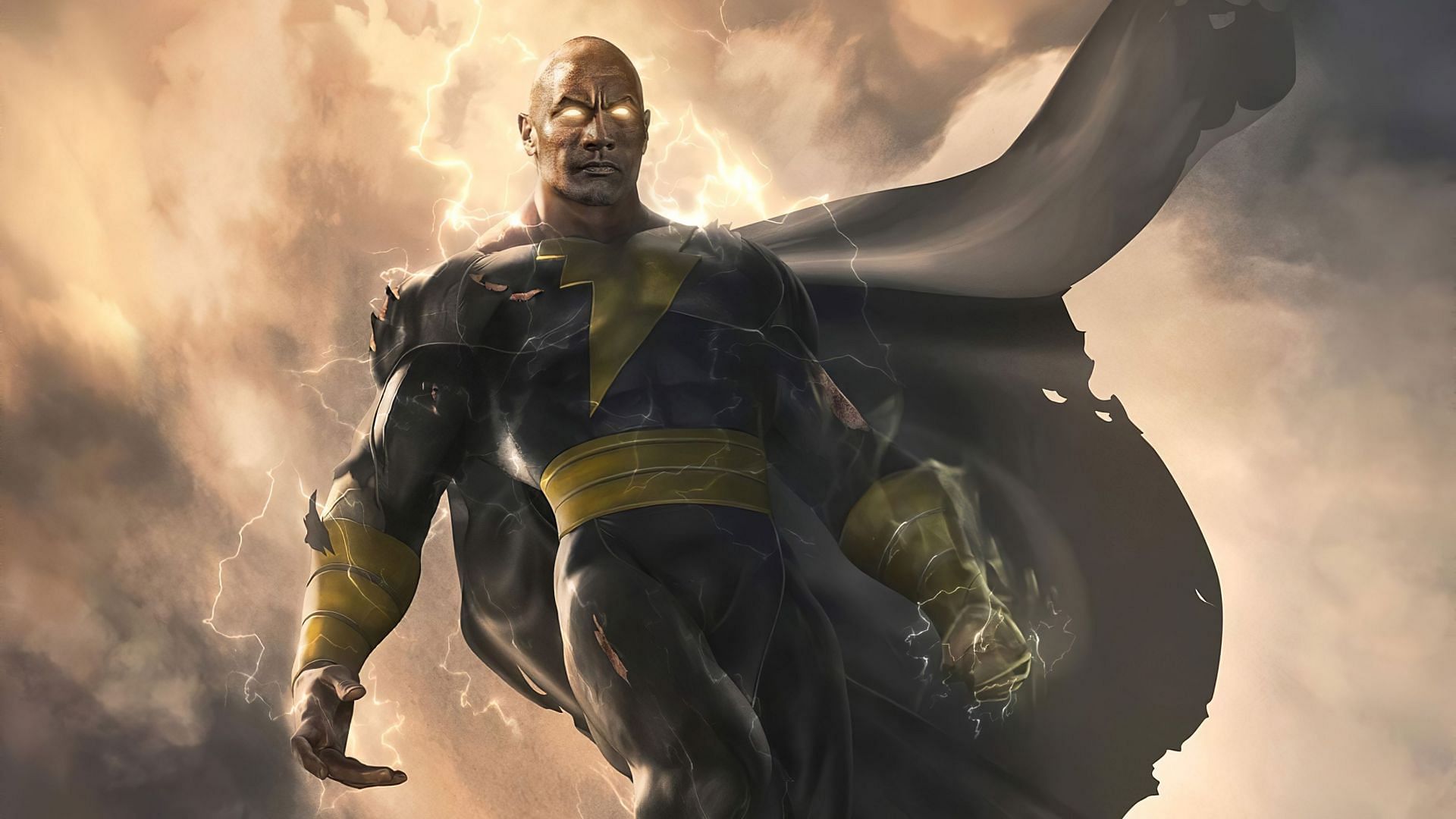 Dwayne Johnson&#039;s Black Adam concept art (image via WB Pictures/DC)